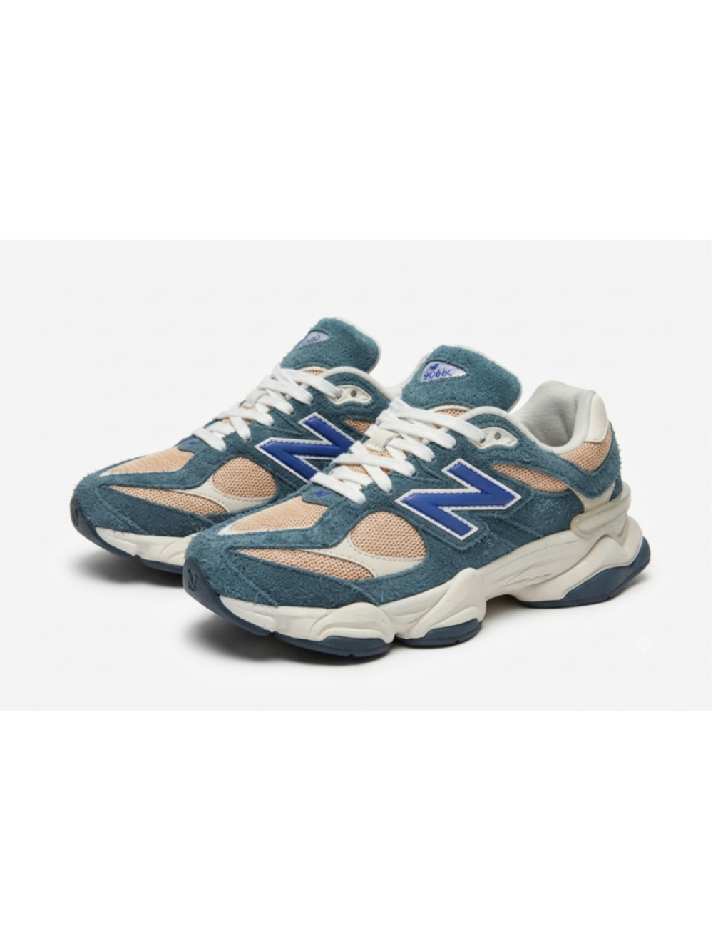 New Balance 9060 Boys Sneakers Spruce Peach Blossom Running Shoes GC9060GP sz 4